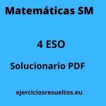 Solucionario Matematicas 4 ESO SM - Ejercicios Resueltos